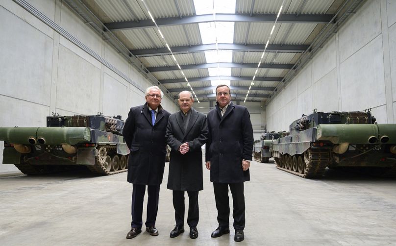 A volt német kancellár és a Leopárd tankok