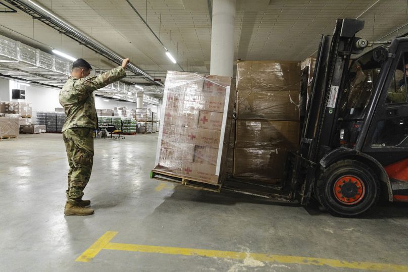 Gli americani a Jesionka erano coinvolti, tra l'altro, nel trasporto di vari aiuti all'Ucraina