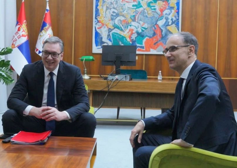Aleksandar Vučić és Đuro Macut