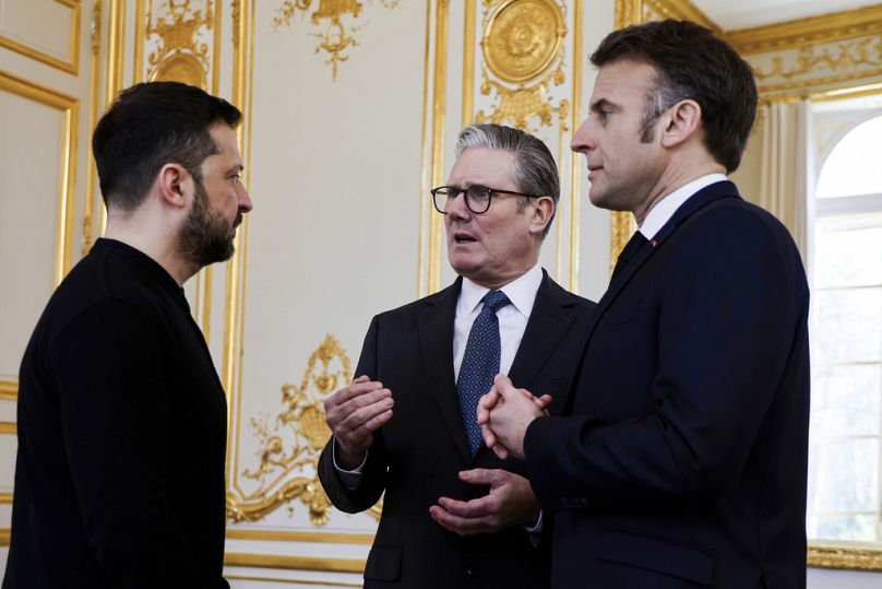 A francia és az ukrán elnök, a brit kormányfővel egyeztettek