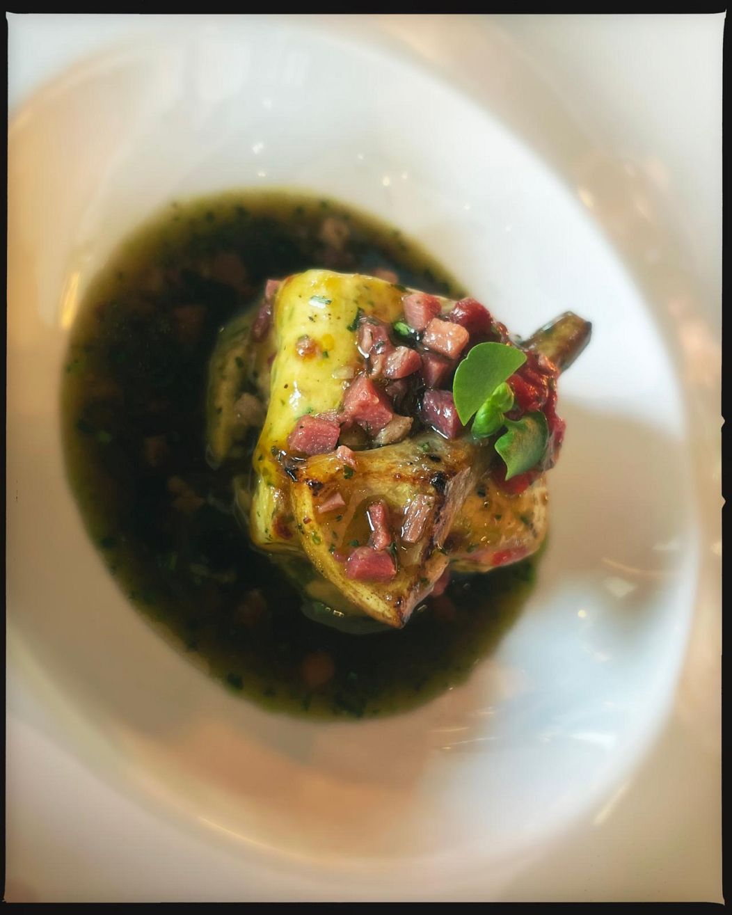 Sea Bass - Artichoke - Calf's Head Ragout
