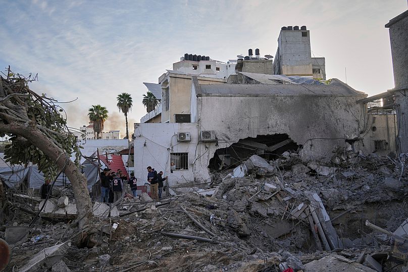 Szpital Arab Baptist Al-Ahli w Strefie Gazy po izraelskim ataku.