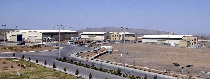 Die Natanz Anreicherungsanlage für Uran im Iran. Ein großer Teil der Anlage ist unterirdisch.