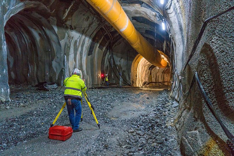 Εικόνα από τις εργασίες στις Σκουριές, πηγή: Eldorado Gold