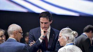 Wopke Hoekstra, European Commissioner, at the United Nations Climate Change Conference (COP 29), in Azerbaijan