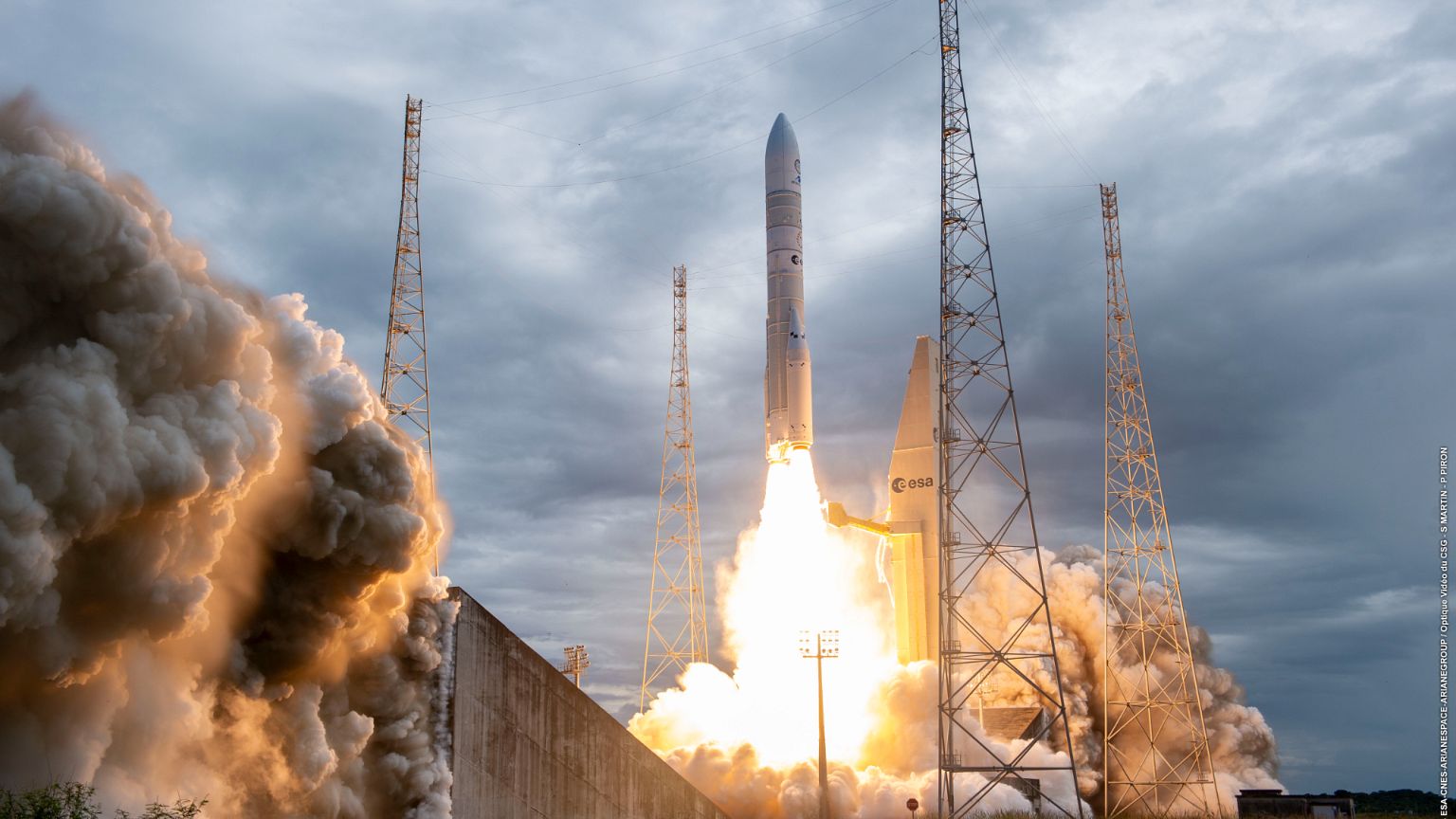 The historic Ariane 6 liftoff occurred on Tuesday, July 9 at 1600 GFT from the Guiana Space Centre, also known as Europe's Spaceport, in Kourou, French Guiana.