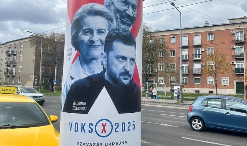 Des affichages en pleine rue à Budapest