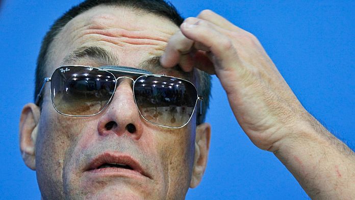 Jean-Claude Van Damme asks Putin for ambassadorial job and sends 'big kiss' to Russia