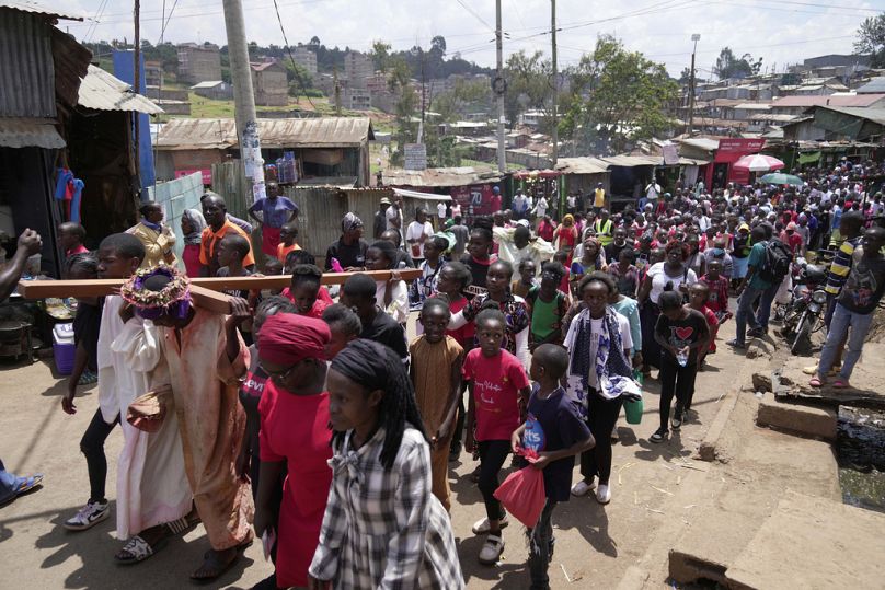 Procesja upamiętniająca Drogę Krzyżową przeszła ulicami Nairobi