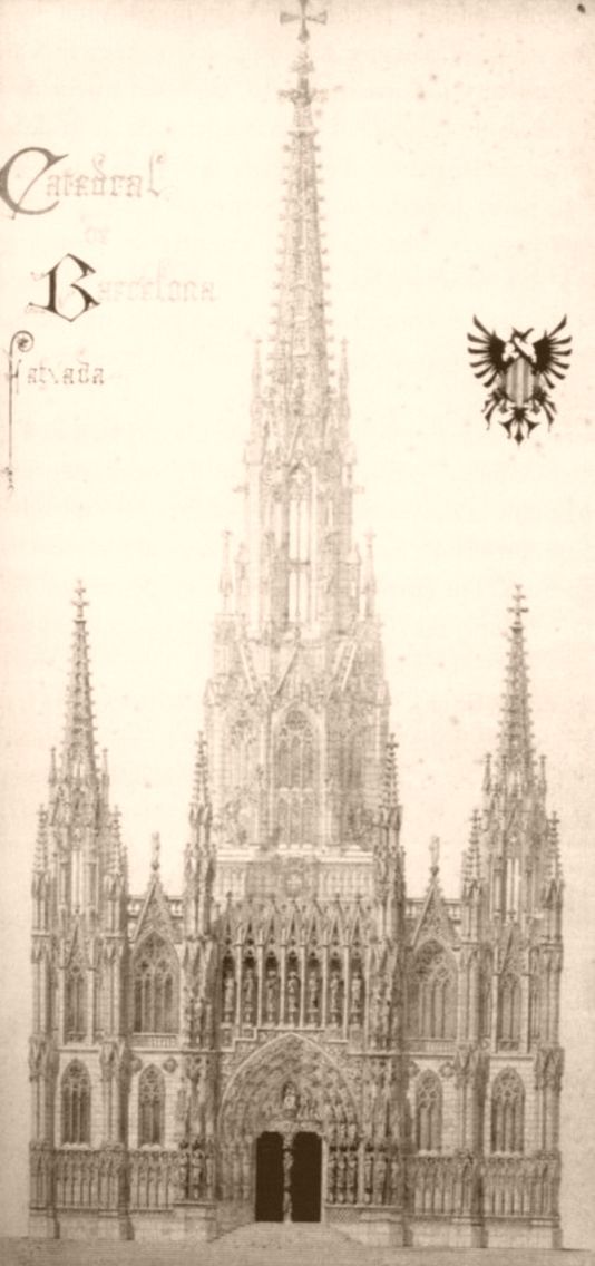 A Sagrada Família homlokzatát Gaudí rajzolta meg 1887-ben