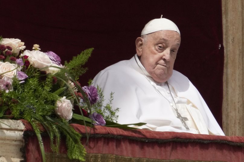 Papa Francisco no Vaticano, este domingo de Páscoa