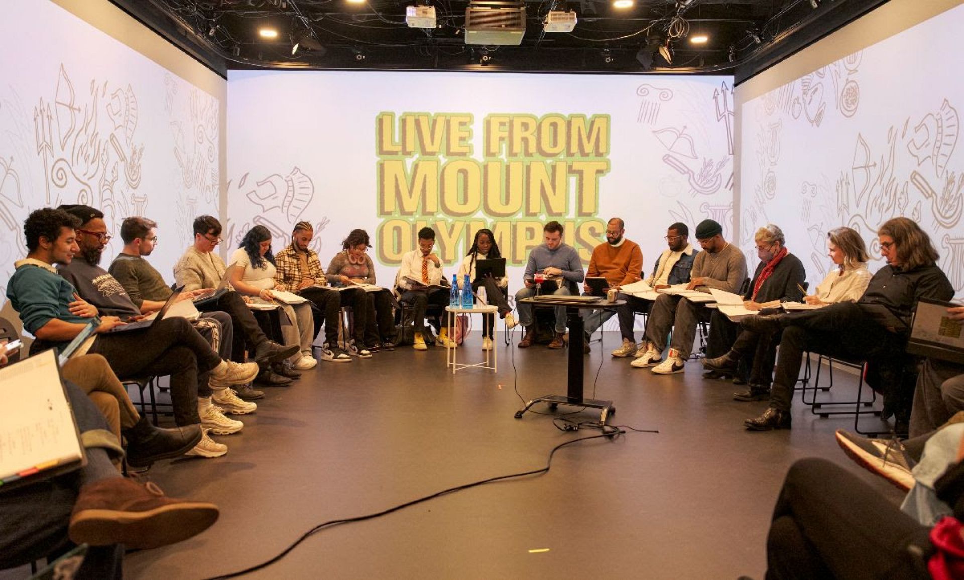 Theseus, Ariadne and a minotaur join the Mount Olympus podcast party ...