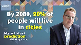 Some 90% of the global population will live in cities by 2080, urbanist Greg Clark says