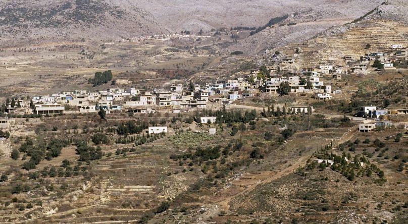 منطقة الجولان التي تفصل بين إسرائيل وسوريا