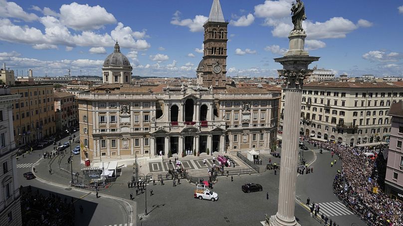 A Santa Maria Maggiore bazilika Rómában: a pápa itt akarta, hogy eltemessék