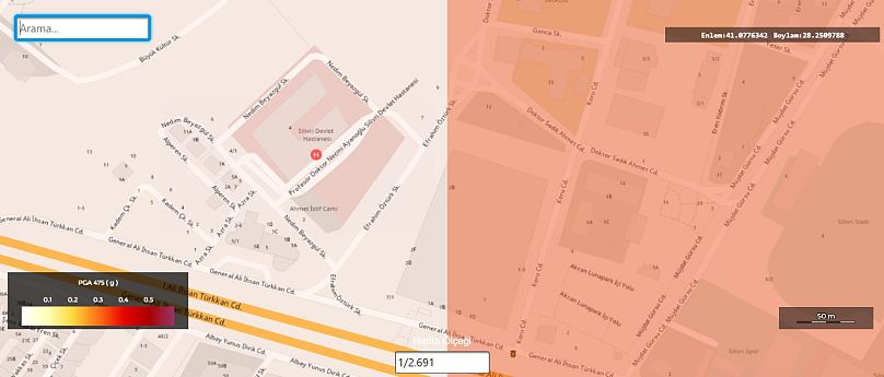 Türkiye Deprem Tehlike Haritası