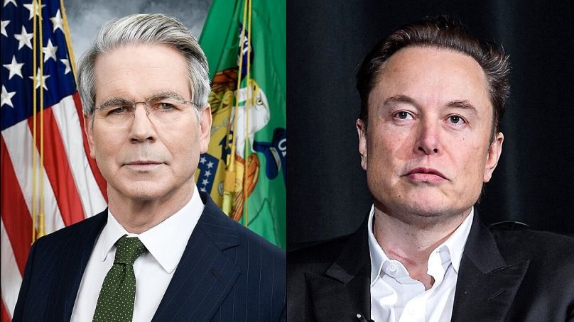 Scott Bessent és Elon Musk