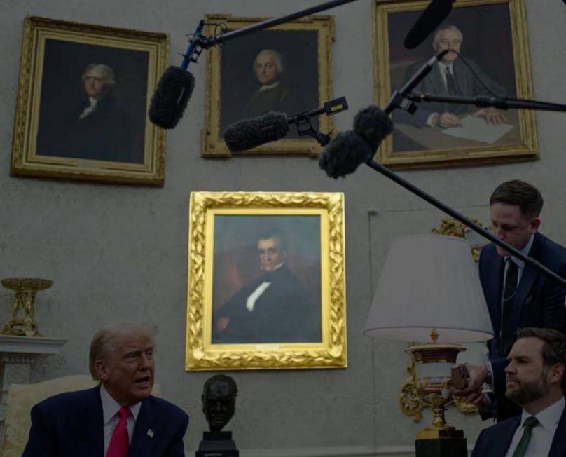 James Polk portréja az Ovális Irodában