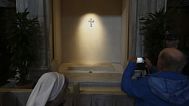 Tombe du pape François à Sainte-Marie-Majeure, Rome, 27 avril 2025