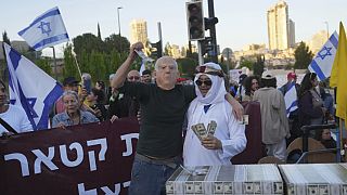 مظاهرة في تل أبيب ضد حكومة نتنياهو في 31 مارس 2025