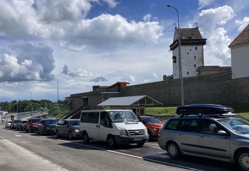 Az észt-orosz határ, 2023 szeptemberében