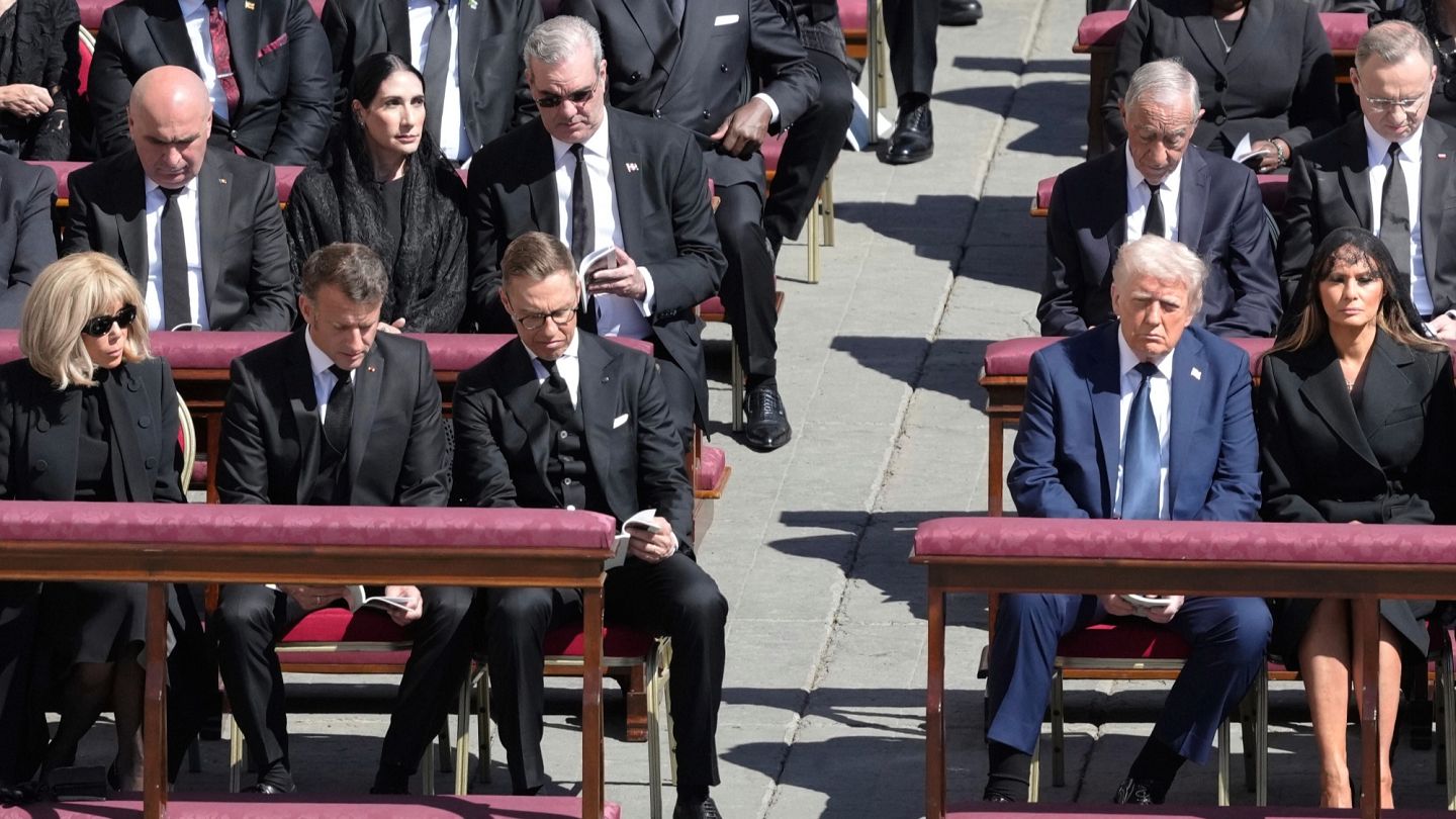 pope funeral dress code World leaders' evolving fashion at Francis's Pope Francis funeral: A visual