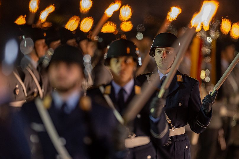 Großer Zapfenstreich am 5. Mai in Berlin.