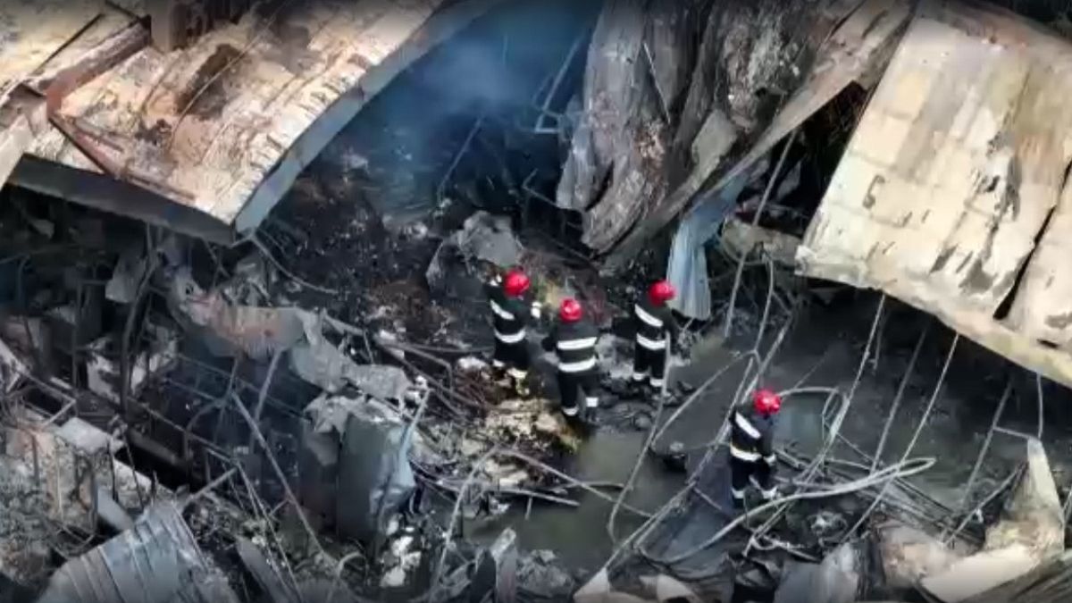 Γεωργία: Μεγάλη πυρκαγιά σε αγορά της Τιφλίδας κατέστρεψε εμπορικά περίπτερα