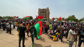 Burkina Faso : manifestation en soutien au gouvernement à Ouagadougou