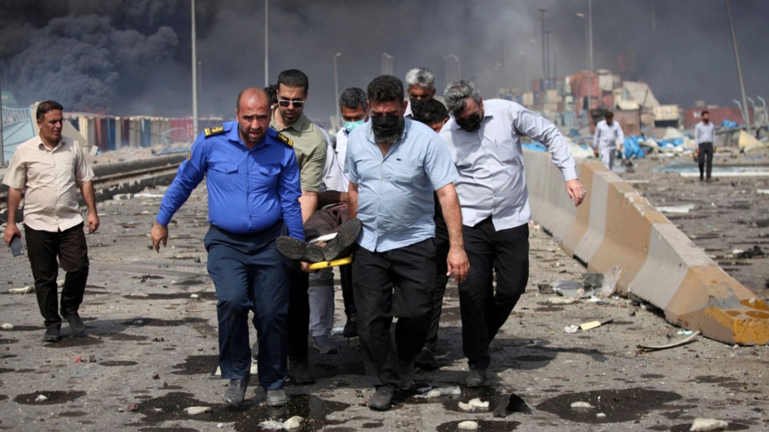 حادثه انفجار در بندر رجایی حادثه انفجار در بندر رجایی