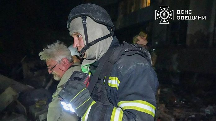 At least two dead and 15 injured in Russian drone attack on Odesa