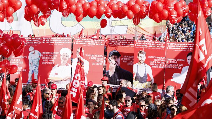 Primo Maggio: sindacati in piazza in tutta Italia, Meloni difende operato del governo