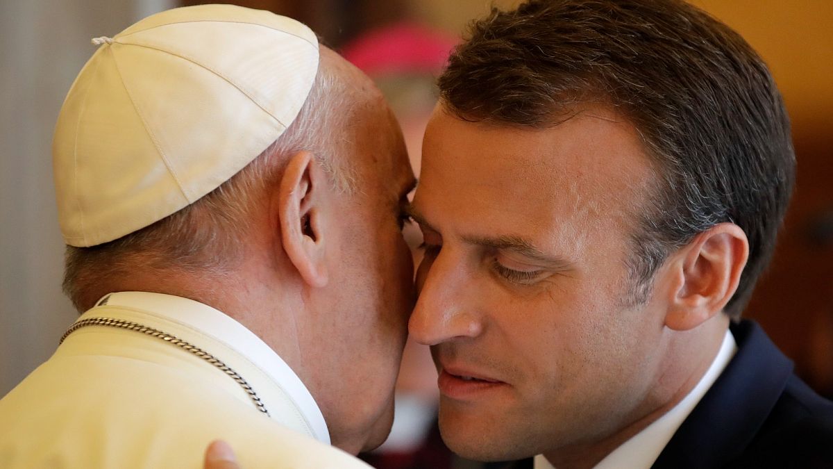 Is France's Emmanuel Macron trying to influence who will be picked as the next pope?