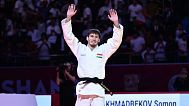 Gold medallist, Somon Makhmadbekov (TJK)