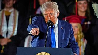 US Democrats governors defiant in face of lawsuits from Donald Trump seeking to stop climate action.