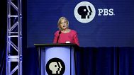 CEO of PBS Paula Kerger speaks during the PBS Executive Session at the Television Critics Association Winter Press Tour in California, 2 February, 2019