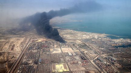 انفجار بندر رجایی انفجار بندر رجایی