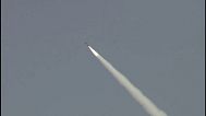  Wide of missile launching into the air. Exact location not given, Pakistan - 3 May 2025
