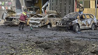 Последствия атаки российских дронов в Черкассах