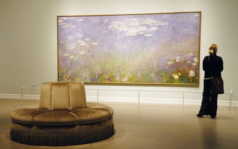  "Les Nénuphars" de Claude Monet dans un musée de Cleveland en 2007