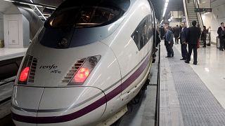 A file photo of a High Speed train at a station. 