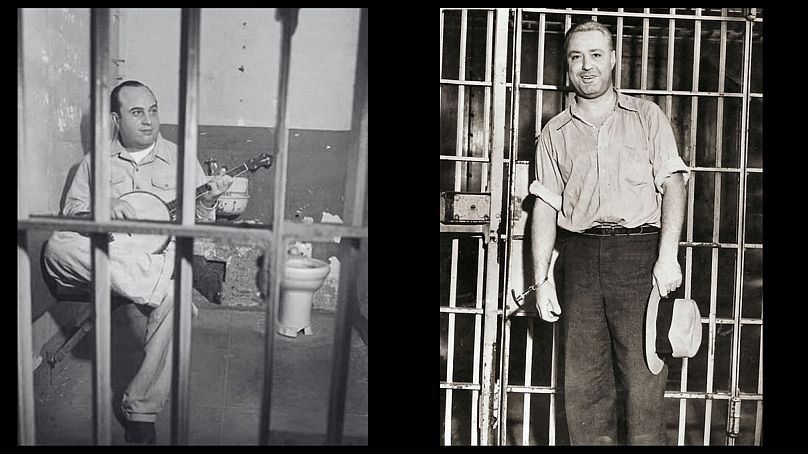 Al Capone és Géppuskás Kelly az Alcatrazban