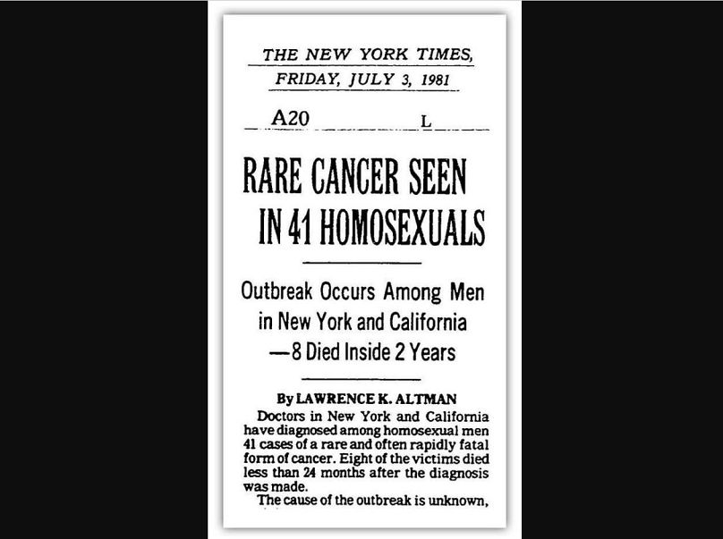 1981 tarihli New York Times makalesi