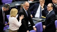 Friedrich Merz falls short of a Bundestag majority in a historic first-round vote to become Germany’s next chancellor. 6 May 2025.