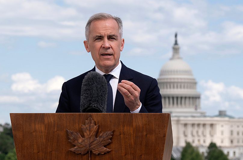 Premier Kanady Mark Carney w Waszyngtonie