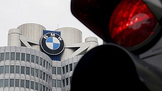 The corporate headquarters of BMW AG in Munich, Germany, Friday, March 14, 2025. 