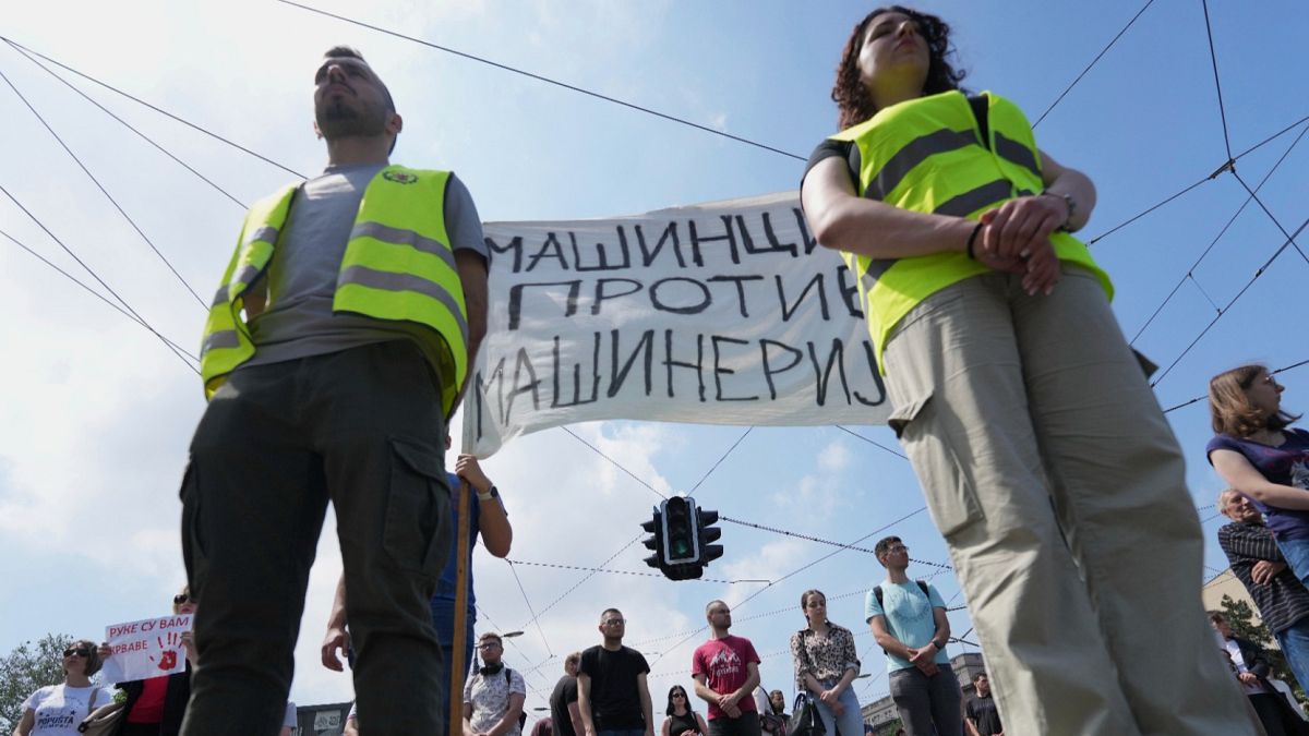 Serbian students demand snap elections after months of protests