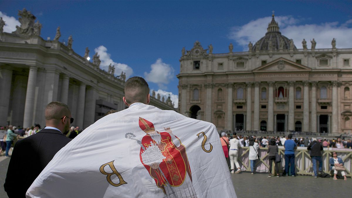 Black smoke appears above St Peter's Square, no pope elected in conclave this morning — live updates