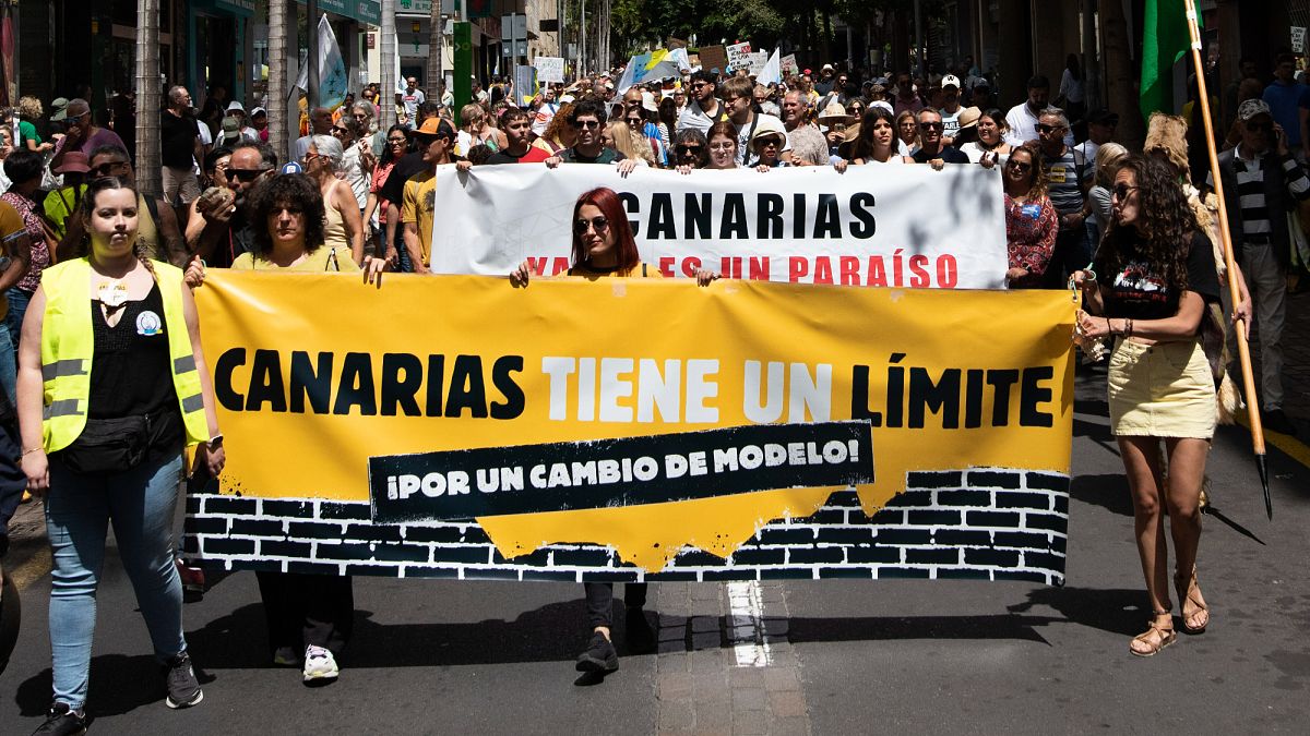Canary Islands plan new protests amid soaring visitor numbers