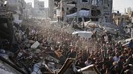 آوارگان فلسطینی در شمال نوار غزه